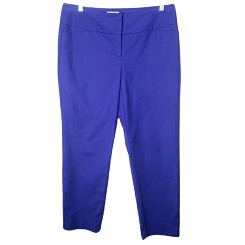 Halogen Women's Pants Taylor Fit Violet Purple/Blue Small Size 6